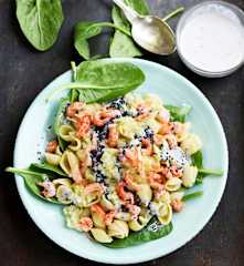 Salade de pâtes terre-mer