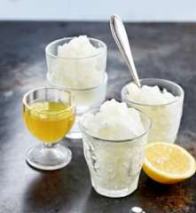 Sorbet au citron et au limoncello