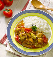 Curry de poulet à la japonaise