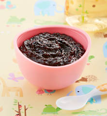 Papilla de ciruela pasa