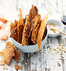 Crackers aux crevettes
