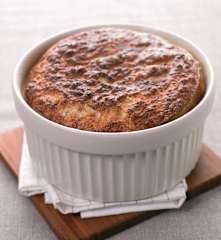 Soufflé de brócolos e milho