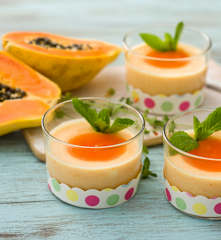 Mousse de papaya