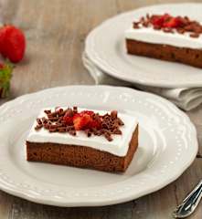 Čokoládový koláč v páře