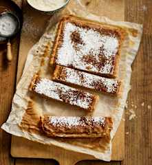 Tarte de grão e coco