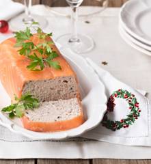 Paté de jamón y salmón ahumado