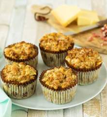 Schwarzbrot-Muffins