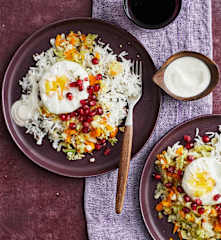 Reis mit Gemüse und Ei