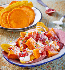 Plátanos y camotes al Varoma