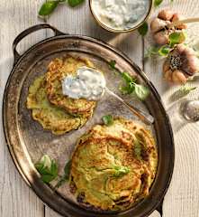 Cuketovo-cizrnové placičky