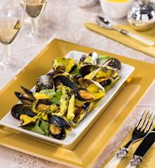 Cozze allo zafferano
