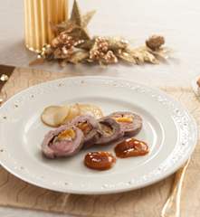 Magrets de pato con peras