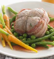 Paupiettes de veau et petits légumes