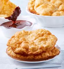 Buñuelos de rodilla y ganache de chocolate Oaxaqueño