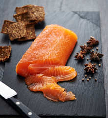 Anise-cured salmon