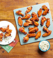 Bourbon-Glazed Chicken Wings