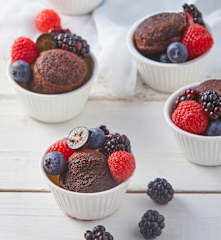 Esponja de chocolate al vapor