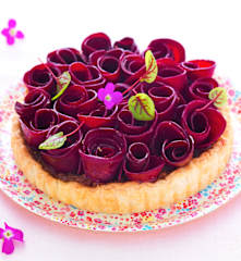 Tarte betterave-chèvre frais