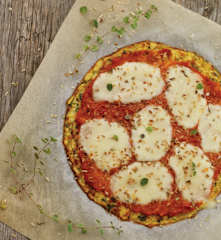 Piza com base de curgete