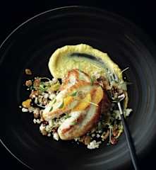 John Dory with cauliflower couscous and corn purée (Mark Southon)