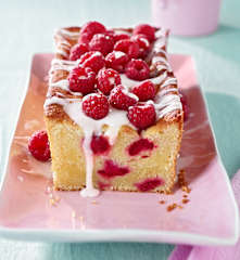 Saftiger Himbeerkuchen