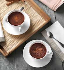 Chocolate caliente a la canela