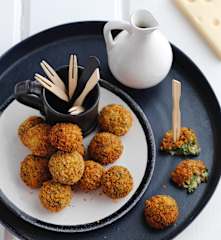 Spinat-Käse-Kroketten