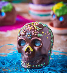 Calaveritas de chocolate