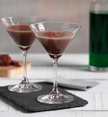 Cóctel de chocolate y menta