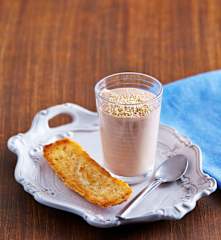 Yogur con plátano y chía