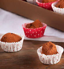 Trufas de café com leite condensado