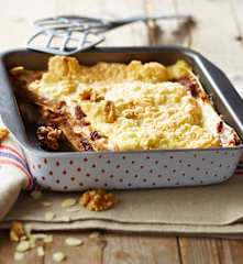 Lasagne pomme-pruneau et fruits secs