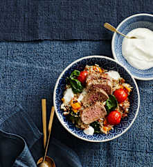 Gemüsereis mit Lamm