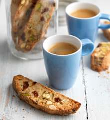 Apricot, Almond and Pistachio Biscotti