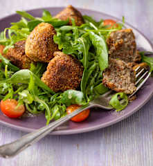 Cauliflower and Black Bean Balls