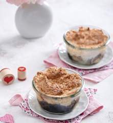 Zapiekane banany w czekoladzie pod kokosanką