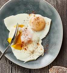 Steamed Eggs Sunny Side Up