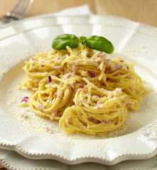 Špagety se smetanovou omáčkou