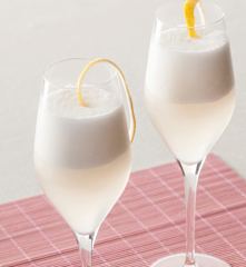 Sorbete de vino espumoso y vodka