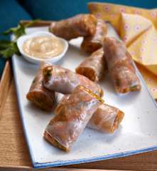 Asiatische Mini-Wraps