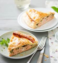 Tourte saumon-oseille