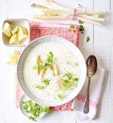 Spargelcremesuppe