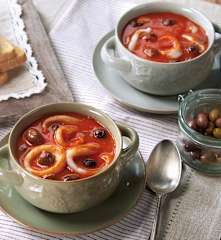 Anelli di totano in umido