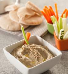 Paté libanés de berenjena (Baba ganoush)