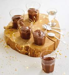 Mousse de chocolate com laranja