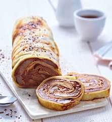 Gâteau de crêpes roulées