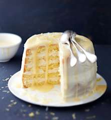 Layer cake au lemon curd