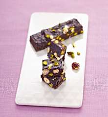 Pavés chocolat et mendiants