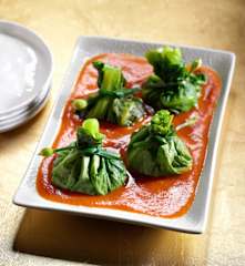 Stuffed Cabbage Parcels (Emerald Red Jade Bags)