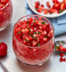 Erdbeer-Granita